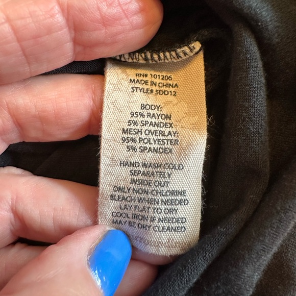 Black Sleeveless Mixed Media Top - Picture 8 of 8